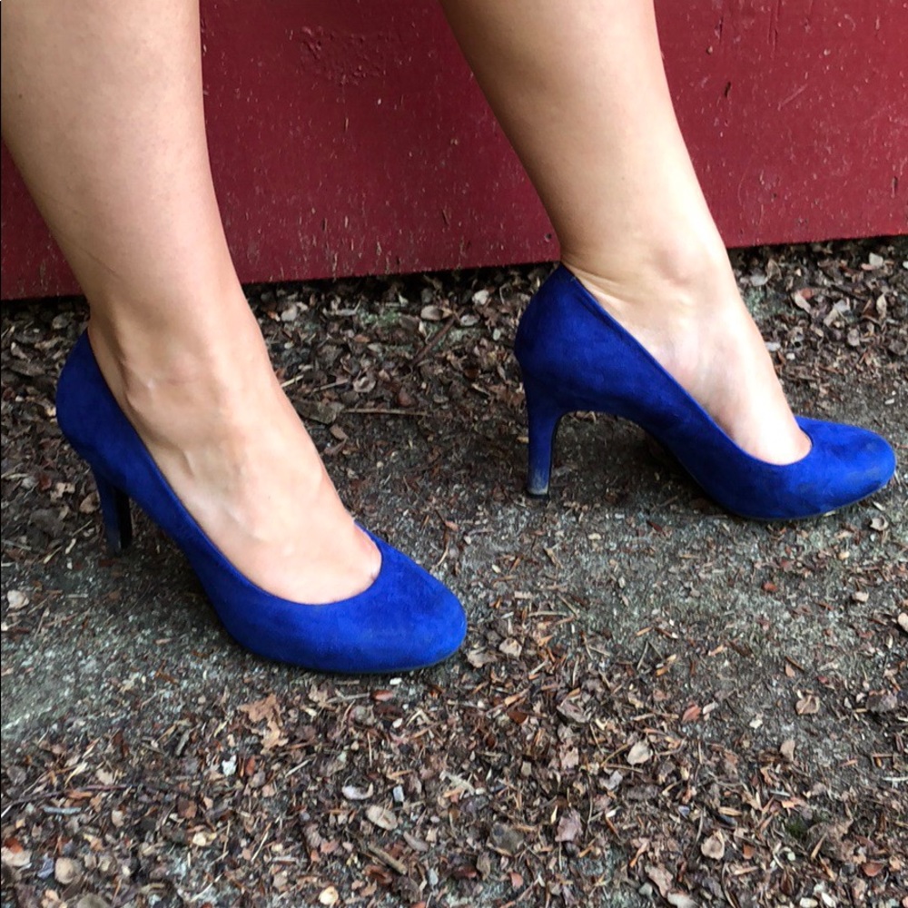 Blue heels
